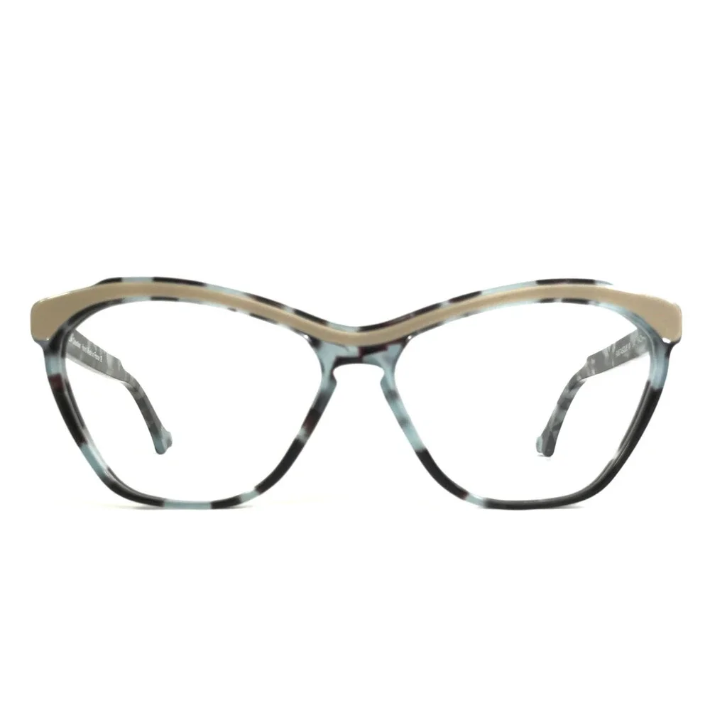 PLM Creation Eyeglasses Frames FANTASTAQUE VI 241 Blue Beige Tortoise 54-14-145